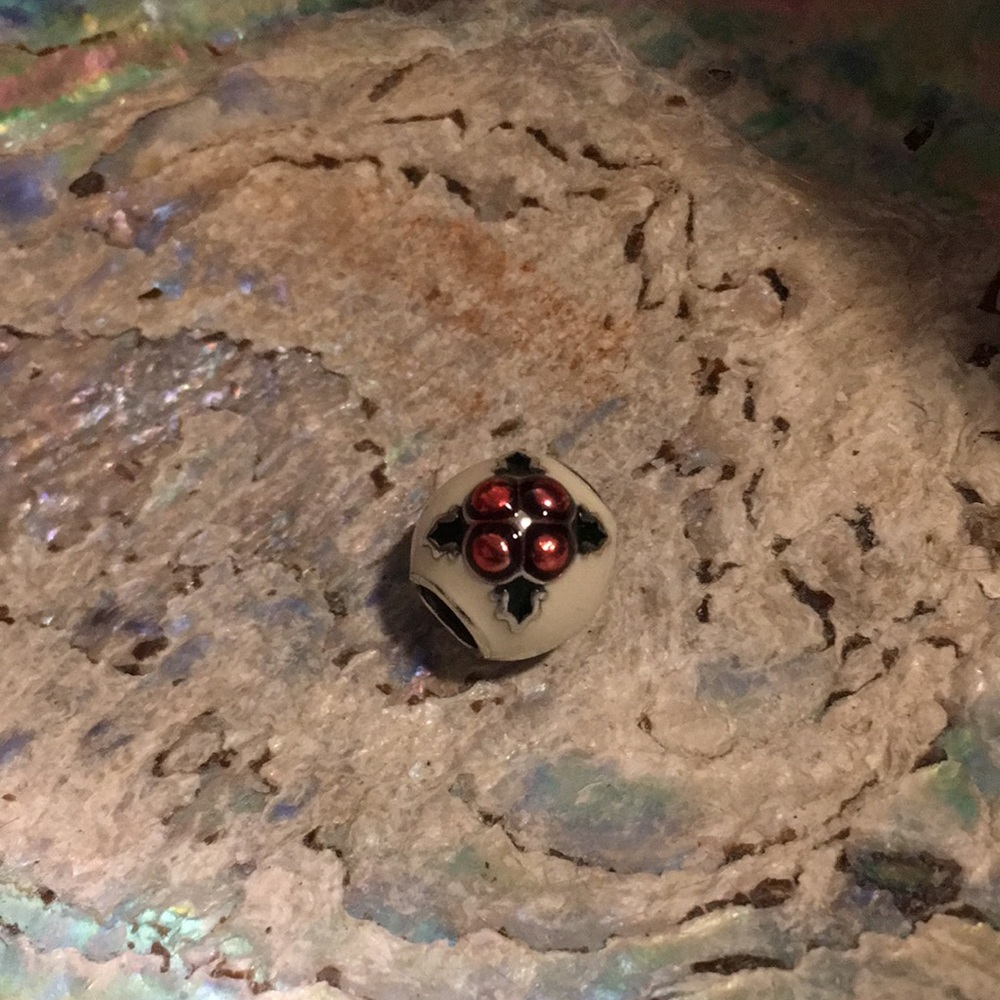 Holly Flower Pandora Charm